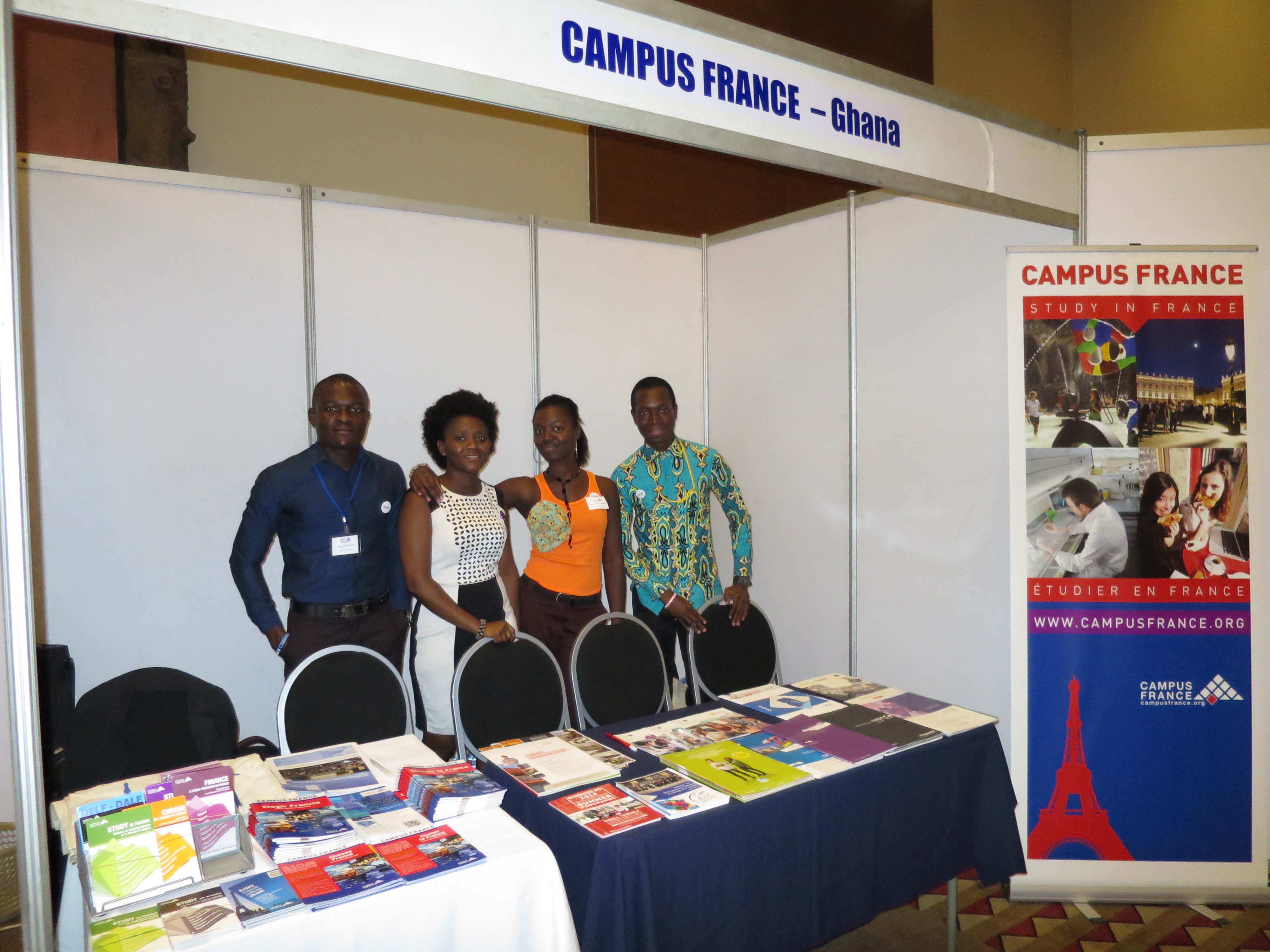 Campus France at the World View Educational Fair  La France au Ghana